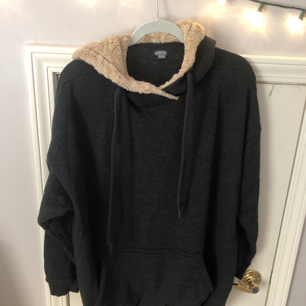 Aerie fuzzy hoodie sweatshirt